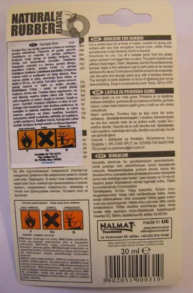 Gomma naturale — foto 1 dell'alert 0033/09