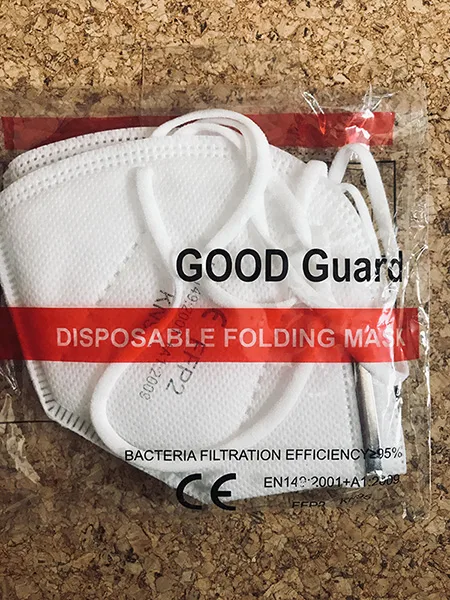Maschera protettiva «"Good Guard", "DISPOSABLE FOLDING MASK"» — foto 4 dell'alert INFO/00106/22