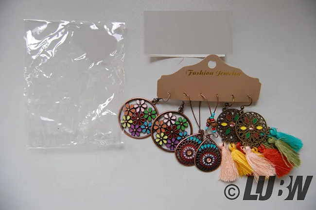 Set di orecchini «GOTONE 12 Paare Böhmische Ohrringe Vintage Retro Strass Dangle Drop Ohrring Boho Ohrringen» — foto 1 dell'alert INFO/00058/22