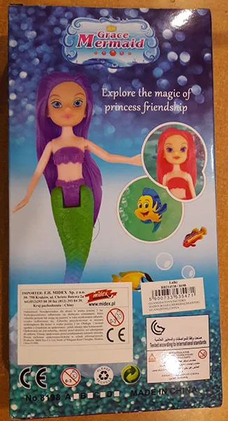 Bambola di plastica «Grace Mermaid» — foto 2 dell'alert A12/00401/21