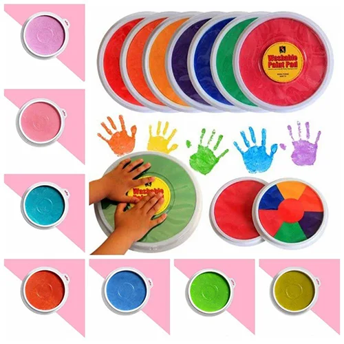 Inchiostro per dita-verniciatura «Graffiti inkpad DIY peinture ink pad finger drawing finger peinture inkpad 36 couleur en…»