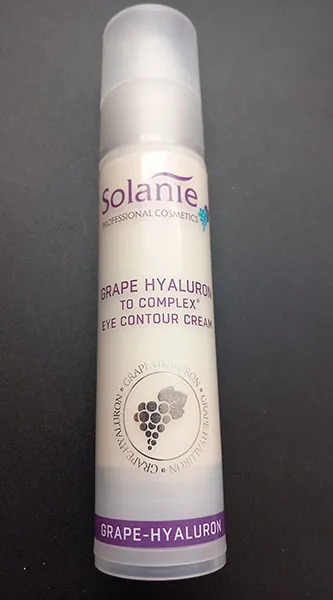 Crema contorno occhi «Grape hyaluron to complex eye contour cream» (Solanie)