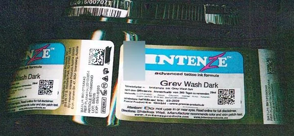 Inchiostro del tatuaggio «Gray Wash Dark» — foto 3 dell'alert A12/1084/16