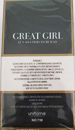 Profumo «Great Girl» — foto 2 dell'alert A12/01654/23