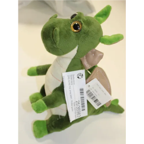 Giocattolo morbido «Green dragon 20 cm»