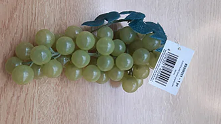 Uva decorativa «Green grapes with leaves» (EUROPALMS)