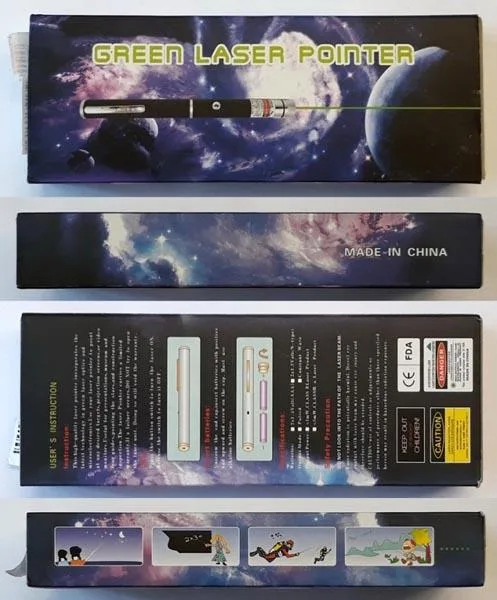 Puntatore laser «Green Laser Pointer» — foto 3 dell'alert A12/1589/19