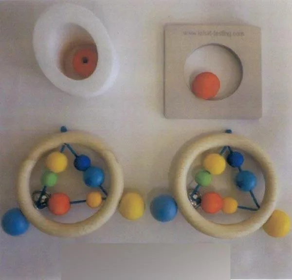 Giocattolo dei bambini «Greifling Regenbogen» (Heimess)