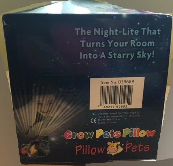 Giocattolo morbido con luci «Grow Pets Pillow» — foto 4 dell'alert A12/0752/17