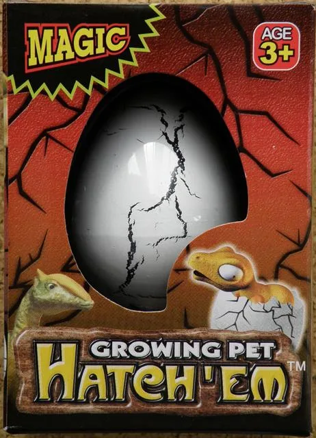 Uovo di dinosauro — animale domestico in crescita «Growing pet "Hatch'em"» — foto 3 dell'alert A12/0516/13