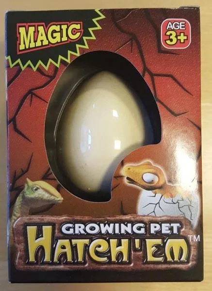 Giocattolo espandibile «Growing Pet Hatch'Em» (Robetoy)