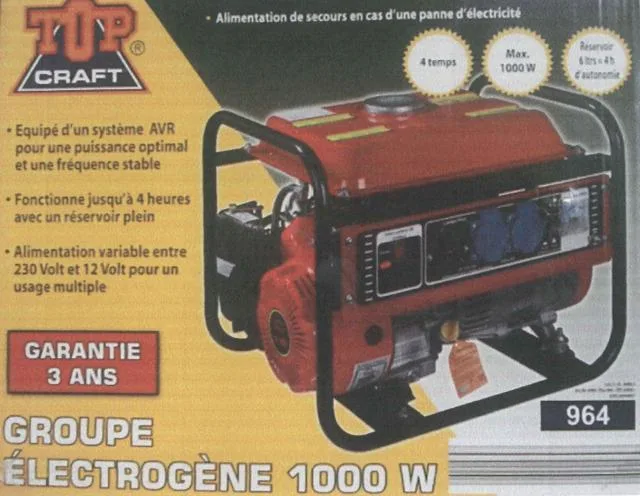 Gruppo elettrogeno "Groupe Electrogène à l'Ess — foto 1 dell'alert 0944/11