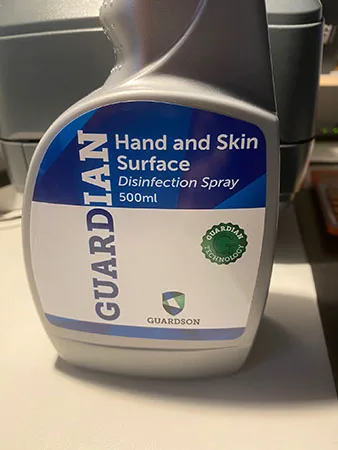 Disinfettante per le mani «Guardian Hand and skin surface» (Guardson)