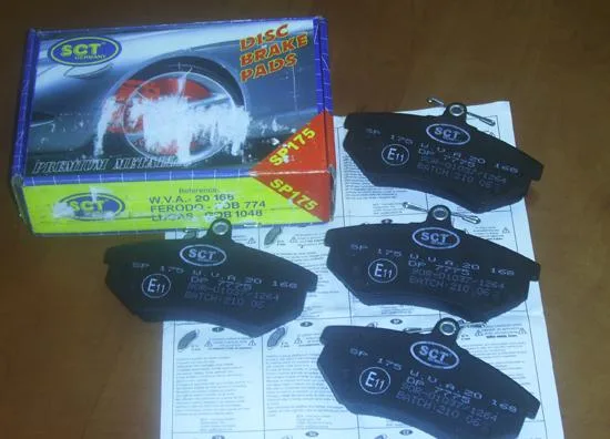 Guarnizioni di ricambio dei freni a disco — foto 1 dell'alert 0402/07