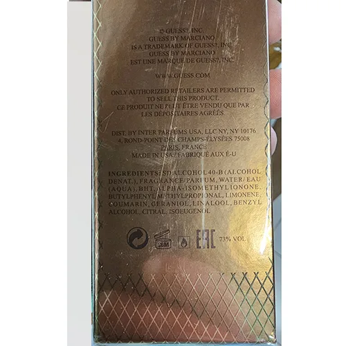 Acqua di Profumo «Guess by Marciano» — foto 2 dell'alert SR/01427/25
