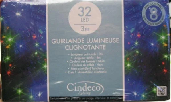 Catena di illuminazione «Guirlande Lumineuse Clignotante» — foto 3 dell'alert A12/0890/16