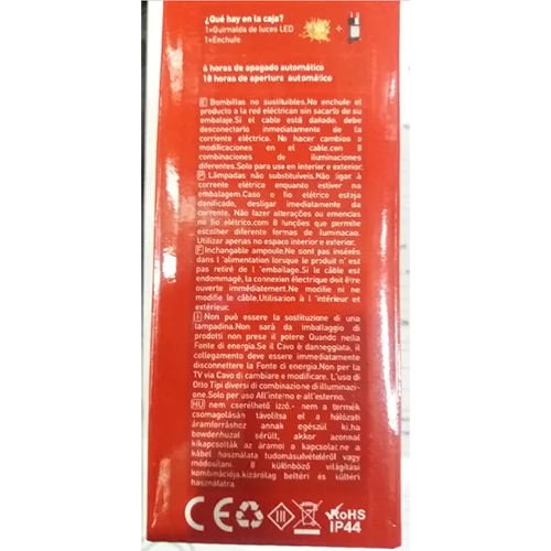 Catena di illuminazione «GUIRNALDA 11 COMBINACIONES» — foto 3 dell'alert SR/01134/25