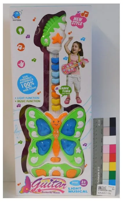 Chitarra giocattolo «Guitar Butterfly Music»