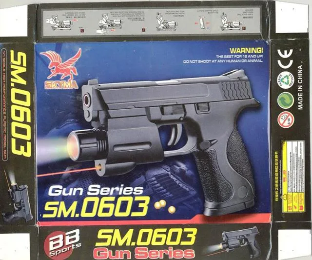 Pistola Airsoft «Gun Series SM.0603» (Skyma)