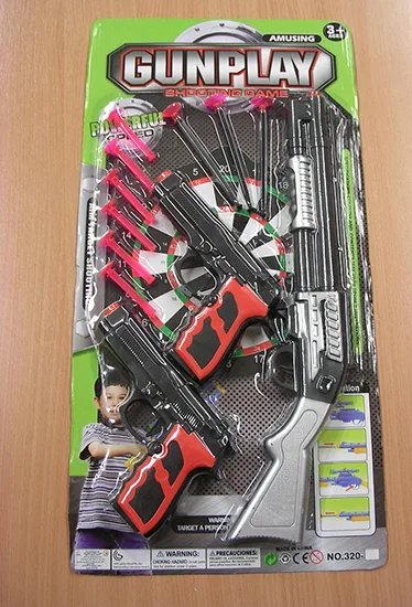 Set di pistole giocattolo «GUNPLAY SHOOTING GAME»