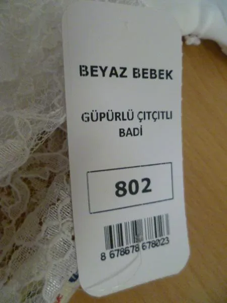 Abbigliamento per bambini «Güpürlü Çıtçıtli Badi» — foto 3 dell'alert A12/1108/18