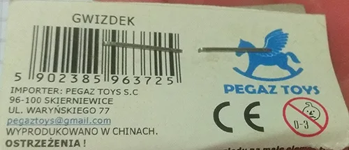 Giocattolo di fischietto «Gwizdek» — foto 2 dell'alert A12/01216/21