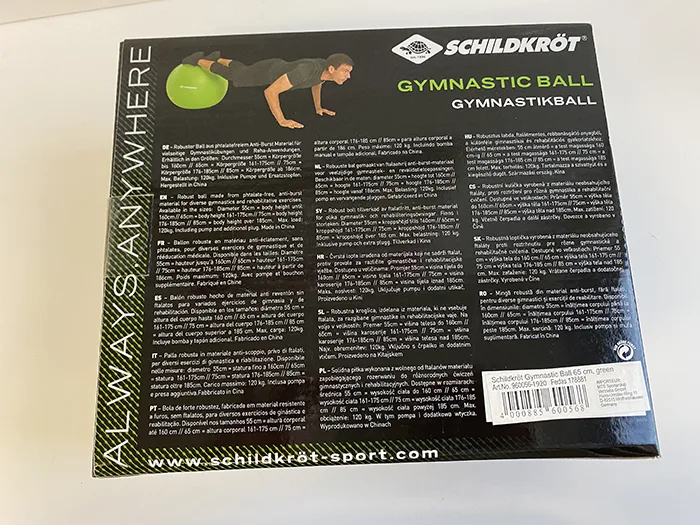 Palla da ginnastica «Gymnastikball 65cm» — foto 4 dell'alert A12/00570/21