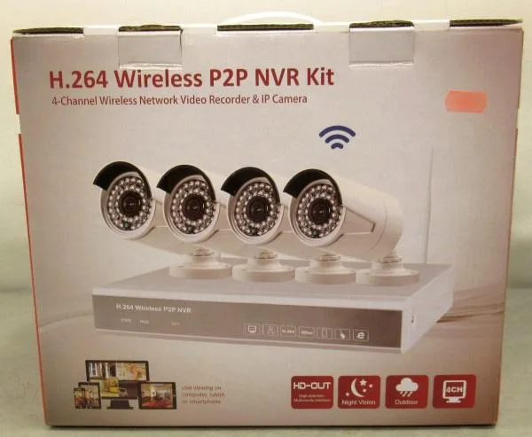 Set di telecamere di sicurezza wireless «H.254 Wireless P2P NVR kit» (Unknown)