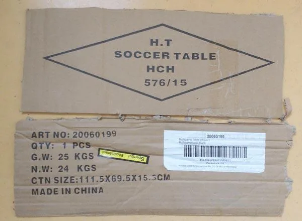Tavolo multigioco (calcio) «H.T. Soccer table HCH 576/15 - Multigame Tisch/ Multigame table» — foto 2 dell'alert A12/1076/16