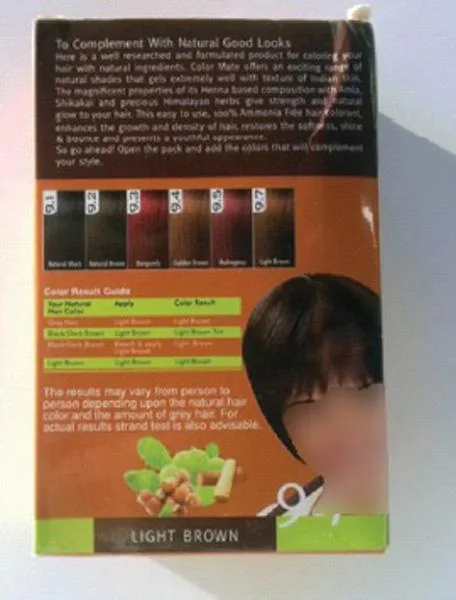 Tintura per capelli «Hair Color» — foto 3 dell'alert A12/0173/19