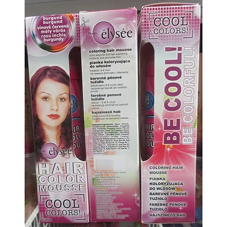 Mousse colorante per capelli «HAIR COLOR MOUSSE COOL COLORS!» — foto 2 dell'alert A12/02526/24