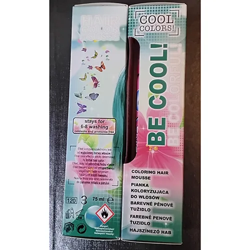 Mousse colorante per capelli «HAIR COLOR MOUSSE COOL COLORS!» — foto 2 dell'alert SR/03522/25