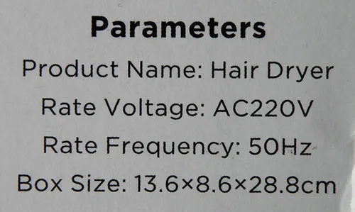Asciugacapelli «Hair dryer» — foto 5 dell'alert A12/02261/23