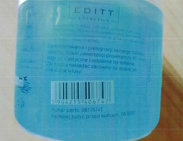 Gel per capelli «Hair gel With PRO – Vitamin B5 – gél na vlasy» — foto 4 dell'alert A12/1097/18