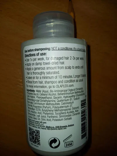 Lozione per capelli «Hair Perfector» — foto 3 dell'alert A12/01124/22