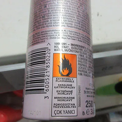 Spray per capelli «HAIR SPRAY STUDIO SILK A GLOSS» — foto 4 dell'alert SR/00058/26