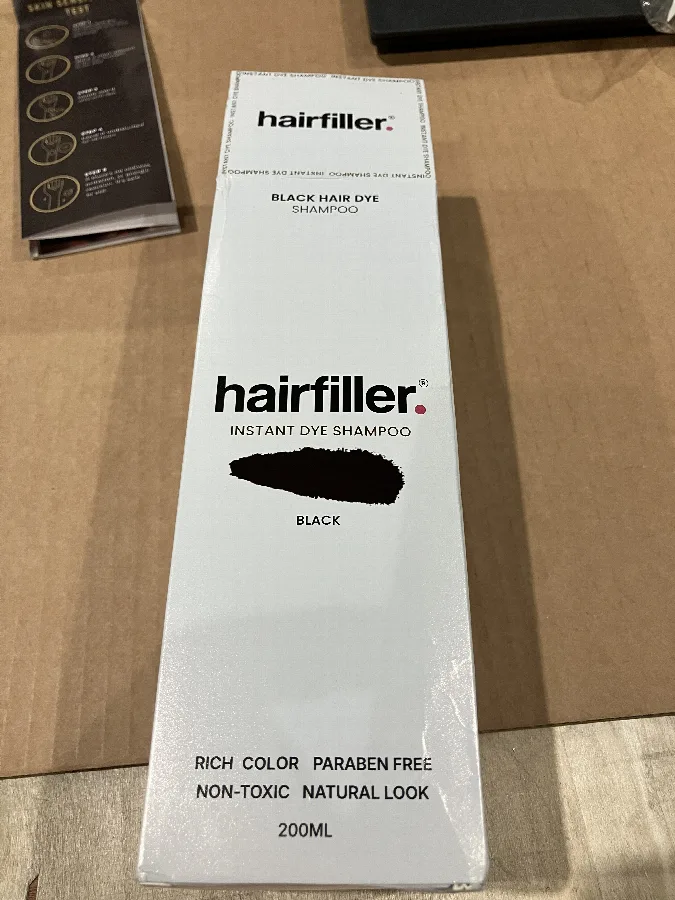 Shampoo «Hairfiller Instant Dye Shampoo Black» (Hairfiller)