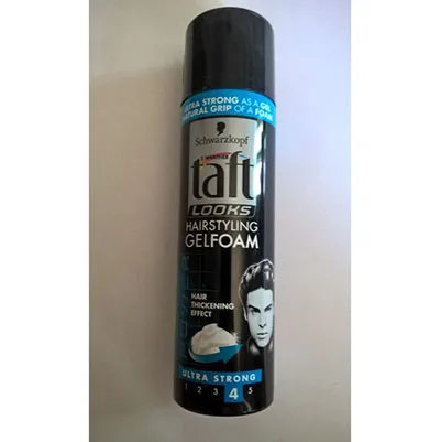 Mousse per capelli «Hairstyling gelfoam, ultra strong» (TAFT)