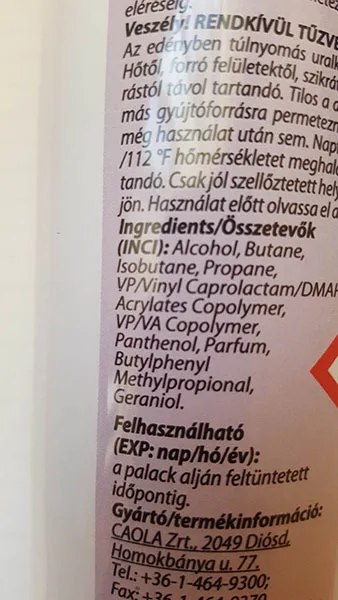 Lacca «Hajlakk erős» — foto 3 dell'alert A12/01660/23