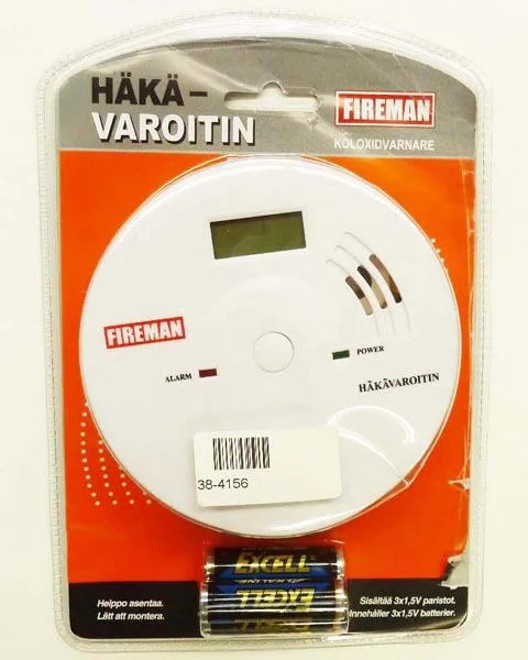 Rivelatore di monossido di carbonio «Häkävaroitin» (Fireman)