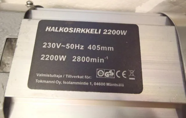 Sega circolare «Halkosirkkeli» — foto 1 dell'alert A12/1161/12