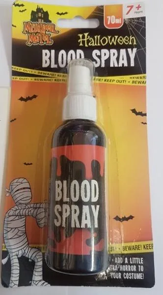 Trucco di fantasia-vestito «Halloween Blood Spray» (Murder Motel)