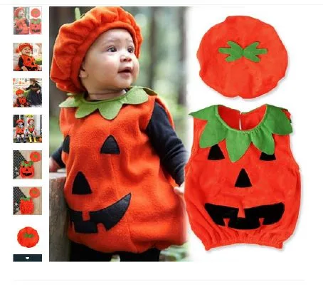 Costume «Halloween citrouille bébé enfants garçons filles barboteuse» — foto 2 dell'alert A12/01737/21