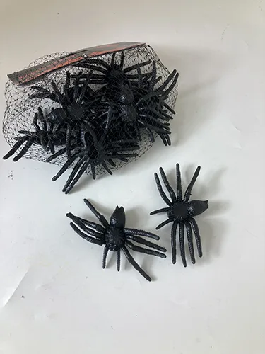 Ragni giocattolo «Halloween dekoration 12-pack (Spindlar i nät) / (Spiders in net)» — foto 2 dell'alert A12/00925/23