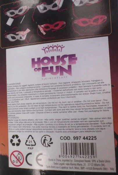 Accessorio di fantasia «Halloween Glow Mask» — foto 2 dell'alert A12/1392/15