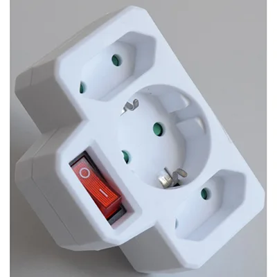 Presa Multiplug «Hálózati elosztó kapcsolóval.» (Steck!)