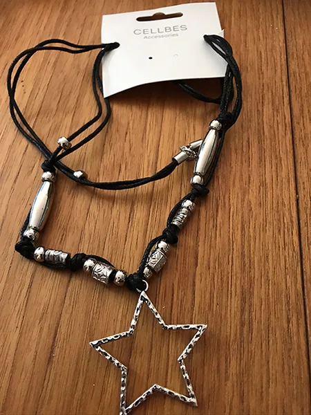 Collana «Halsband, Svart/Silver» — foto 1 dell'alert A12/00423/21