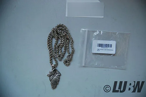 Collana con ciondolo «Halskette mit Rabe und Wolf - starker Mystische Symbol Wikinger Schmuck Wikinger-Tier-To…» — foto 3 dell'alert INFO/00080/22