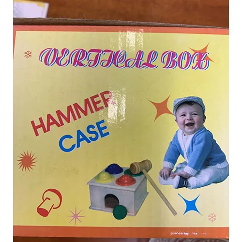 Giocattolo di legno «Hammer case»