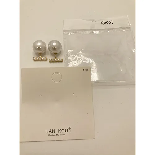 Orecchini «Han Kou earrings, sphere, pearl» (Han Kou Design by Korea)